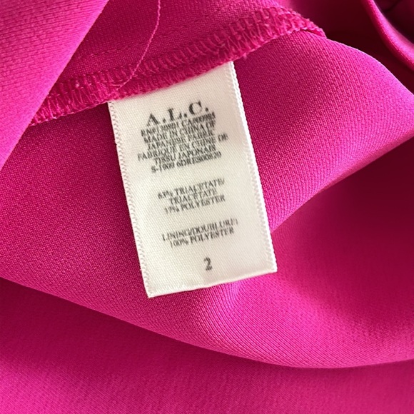 ALC fuchsia, mini dress - Picture 6 of 6